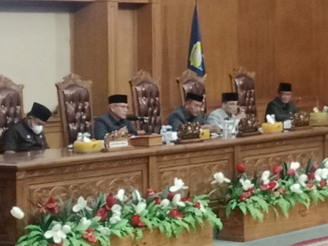 
					DPRD gelar Paripurna Penyampaian Hasil Reses Masa Sidang I