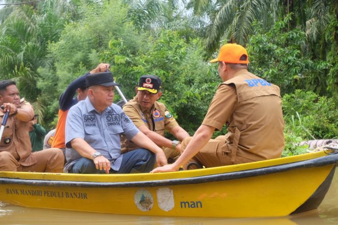 
					Wakil Bupati Muaro Jambi Tinjau Lokasi Banjir di Mendalo Laut