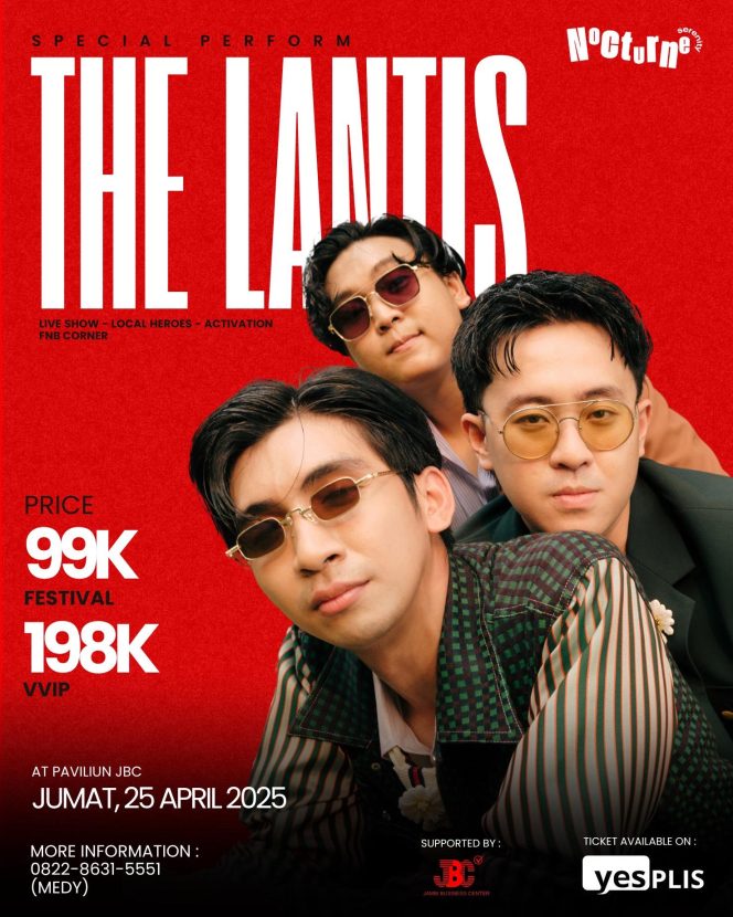 
					The Lantis Siap Guncang Panggung Jambi, Tampil di Nocturne: Serenity pada 25 April 2025