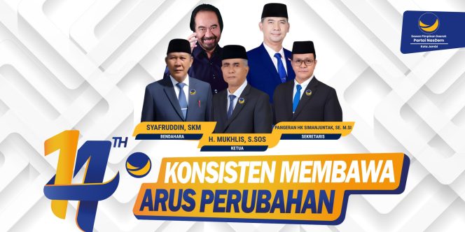 
					Jalan Sehat Restorasi Meriahkan HUT ke-14 Partai NasDem Kota Jambi