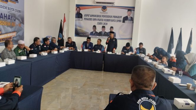 
					DPD Partai NasDem Kota Jambi Gelar Rapat Konsolidasi Awal Tahun 2026