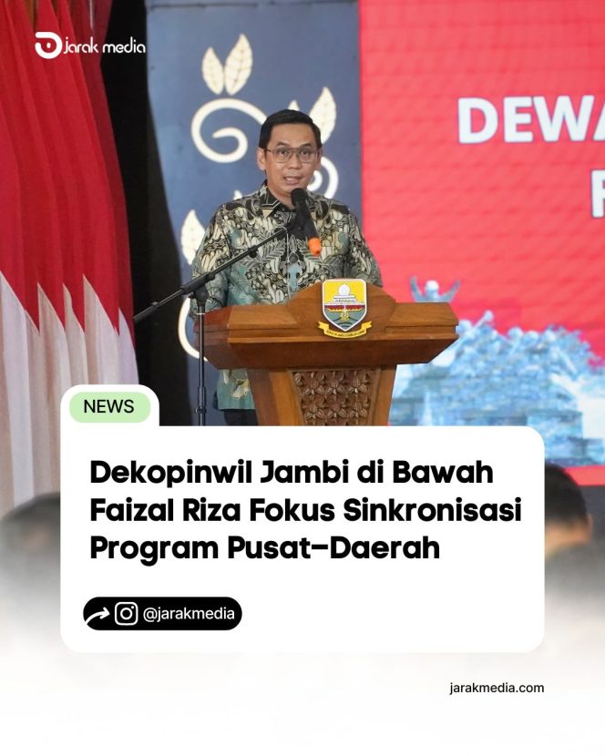 
					Dekopinwil Jambi di Bawah Faizal Riza Fokus Sinkronisasi Program Pusat–Daerah