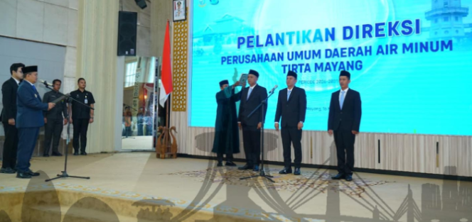 
					Di Tengah Tantangan Air Bersih, Jambi Resmikan Kepemimpinan Baru Perumdam Tirta Mayang