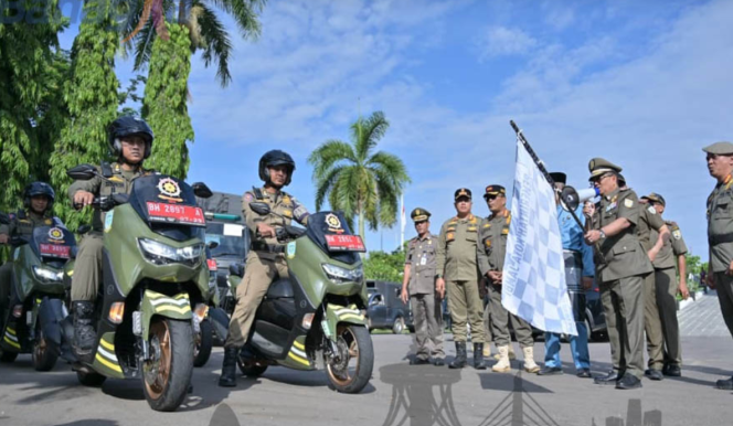 
					Wali Kota Maulana Lepas Satgas Tanggap Bahagia untuk Wujudkan Kota Jambi Aman, Bersih, dan Indah