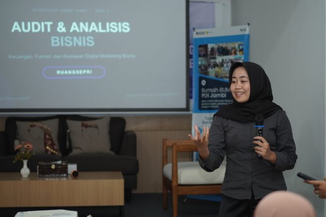 
					Rumah BUMN Jambi Bekali Lebih dari 15 UMKM Cara Praktis Memanfaatkan AI untuk Bisnis