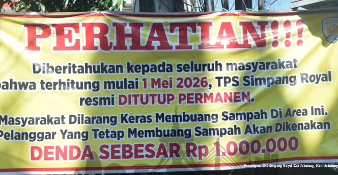
					Program OPBM Dimulai, Pemkot Jambi Tutup TPS Pinggir Jalan dan Ubah Tata Kelola Sampah Kota