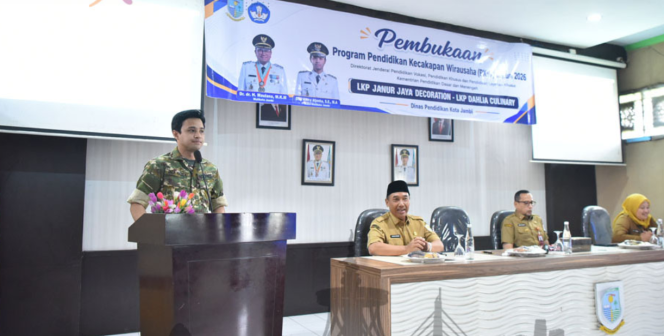 
					Pemkot Jambi Gelar Pendidikan Kecakapan Wirausaha untuk Mendorong Peluang Usaha dan Kemandirian Ekonomi