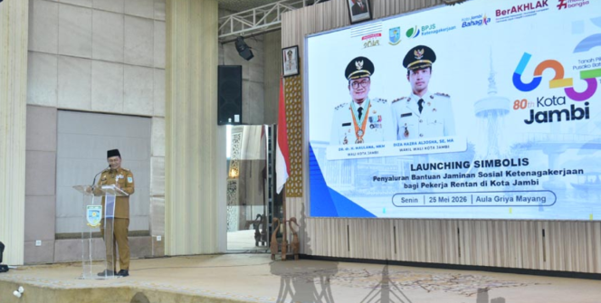 
					3.996 Pekerja Rentan di Kota Jambi Kembali Dapat Perlindungan Sosial Ketenagakerjaan