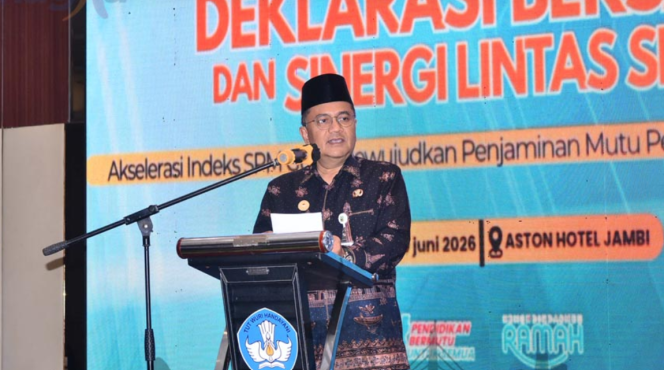 
					Hadiri Deklarasi Akselerasi SPM, Wali Kota Maulana Tegaskan Komitmen Tingkatkan Mutu Pendidikan di Kota Jambi