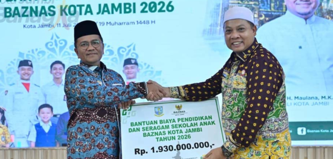 
					Menyambut Tahun Ajaran Baru, Kota Jambi Perkuat Akses Pendidikan Melalui Kolaborasi dengan Baznas